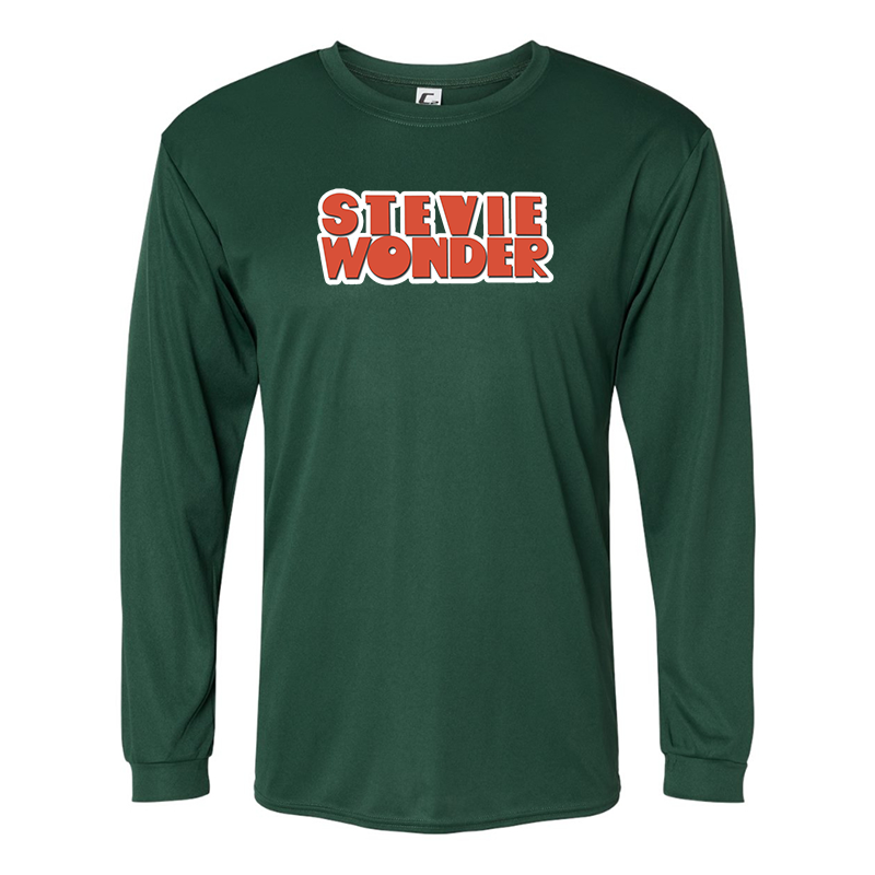 Men's  Stevie-Wonder Performance Long Sleeve T-Shirt